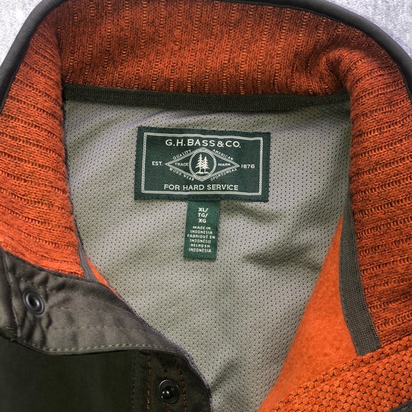 *NWOT* GH Bass 1/4 Zip Workwear Pullover - Picture 4 of 7